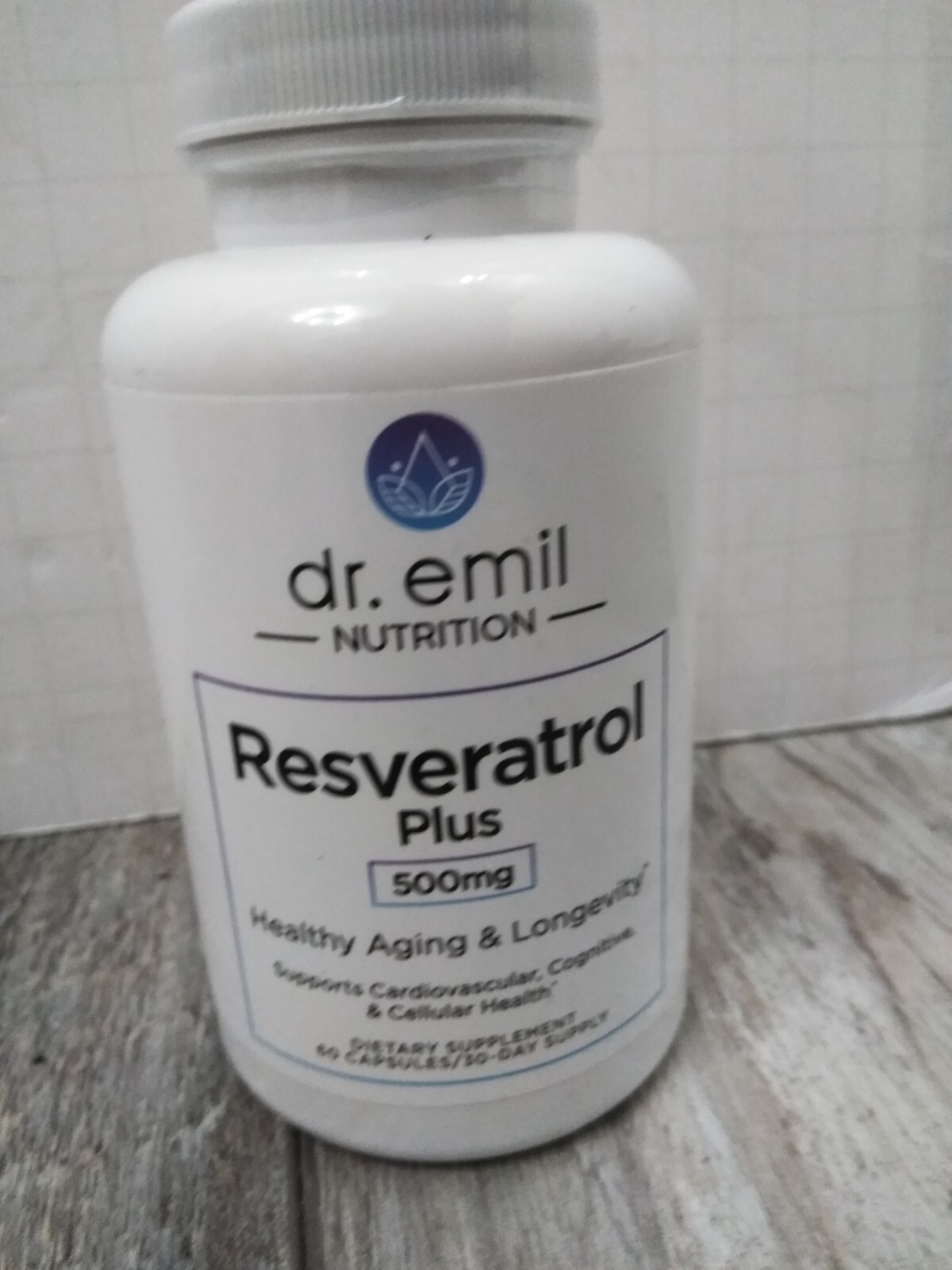 Dr. Emil Nutrition Resveratrol Plus Helathy Aging & Longevity 60 capsules