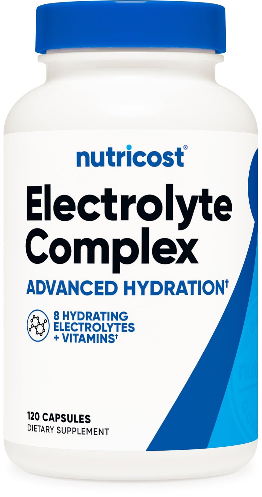 Nutricost Electrolyte Complex Advanced Hydration 120 Count (Pack of 1), Red