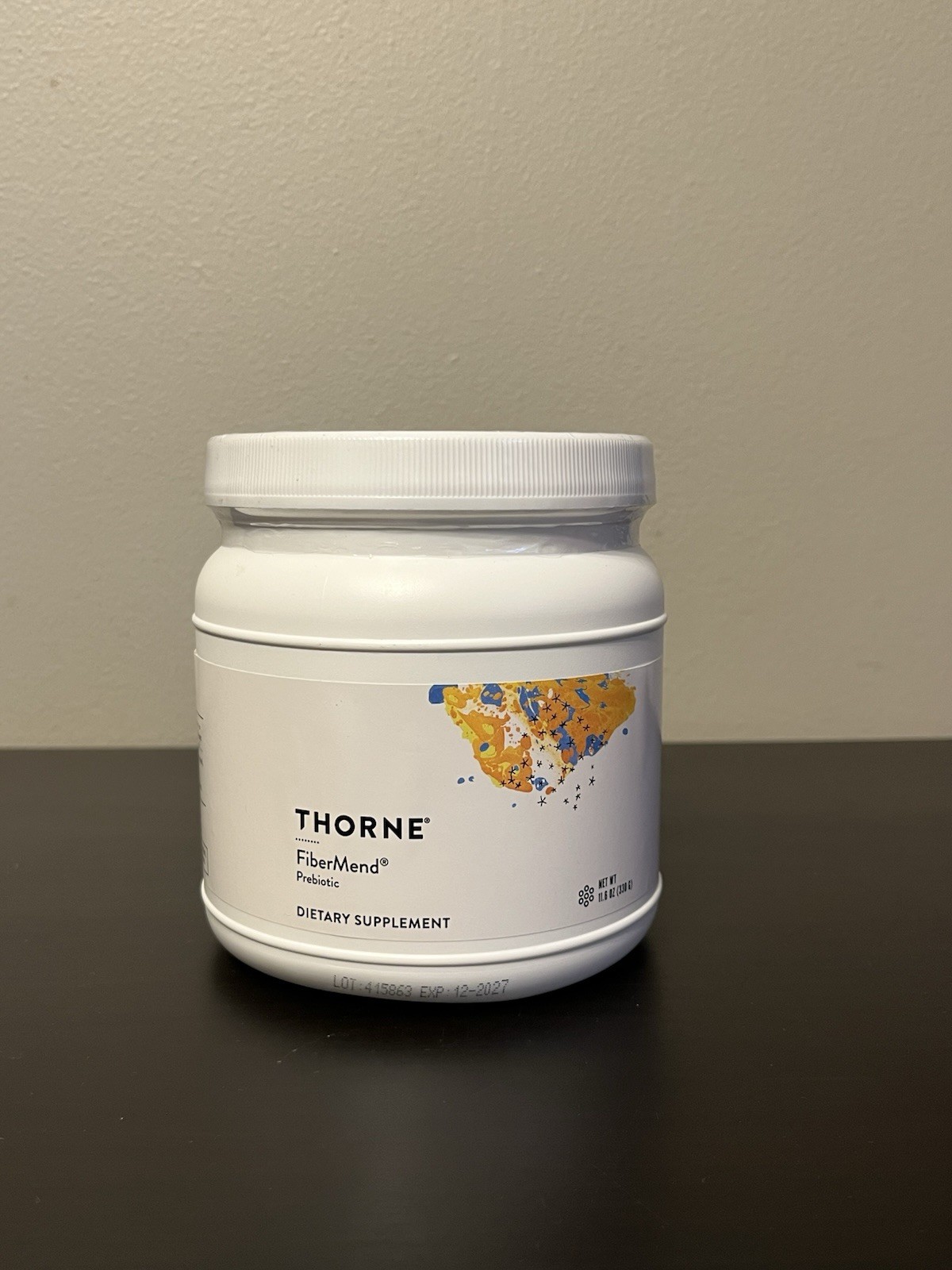 THORNE – FiberMend – Prebiotic Fiber Powder for Regularity exp 12/2027