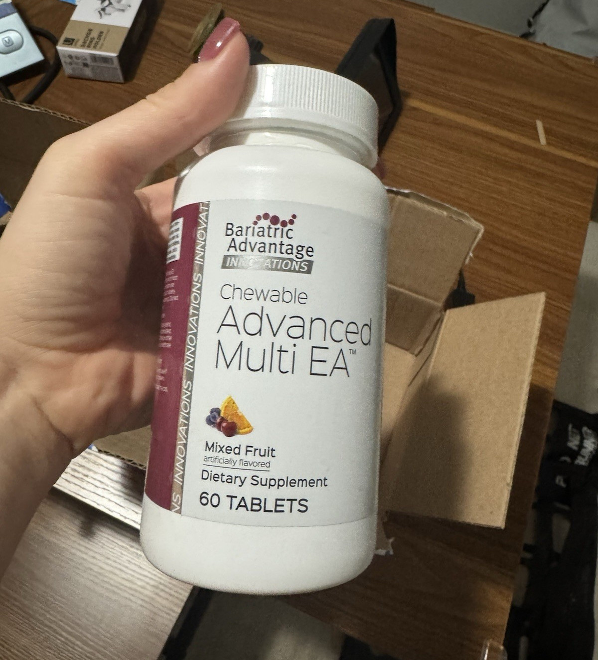 Bariatric Advantage Chewable Advanced Multivitamin Mixed Fruit 60 Tabs 119010302