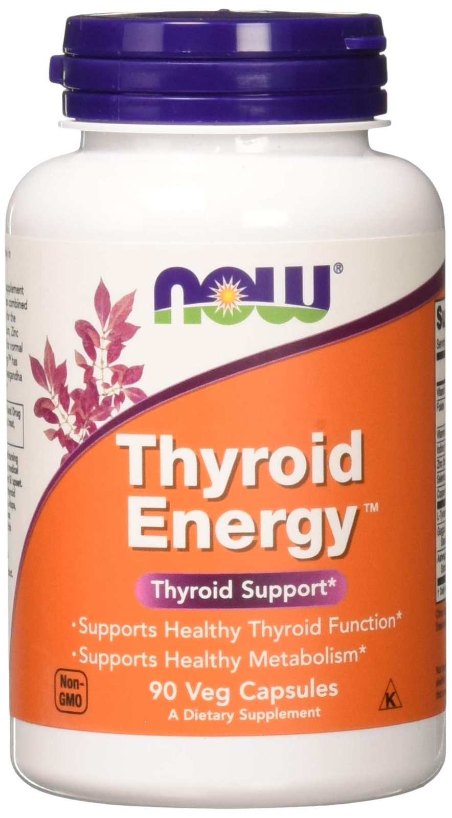 Now Foods Thyroid Energy 90 Vcaps Nutritional Supplement For Weight Management