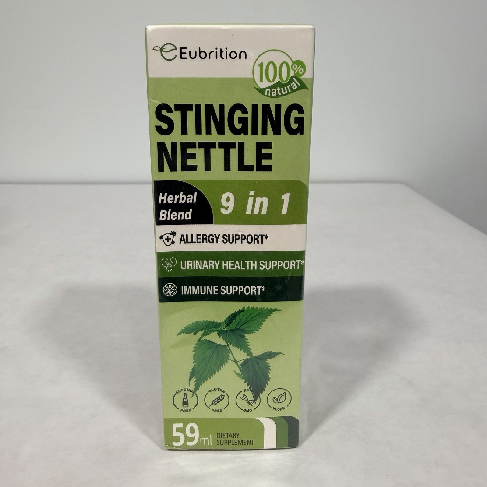 Eubrition Stinging Nettles Drops – Allergy, Immune & Urinary Health, exp 6/2026