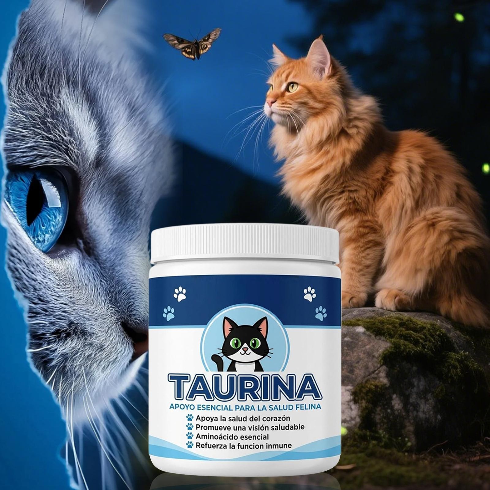 Taurine Supplement for Cats,Pawvita Taurine- 99.9% Pure Taurine Suppo