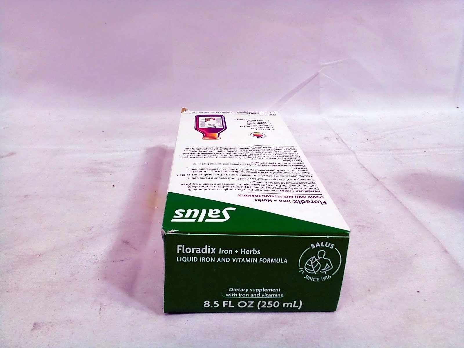 Floradix Iron & Herbs Liquid Herbal Iron Supplement 8.5 fl oz