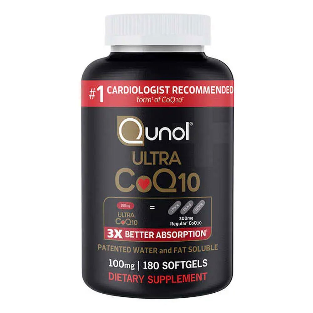 Qunol Ultra CoQ10 100 mg 180 Softgels Better Absorption Exp: 02/2027
