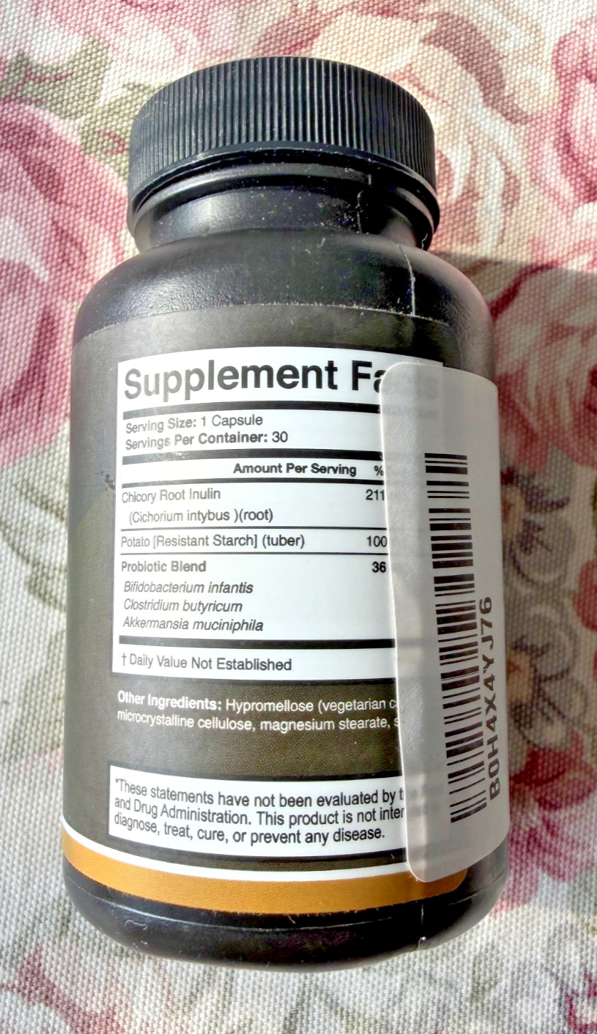 Javatide Prebiotic & Probiotic Formula– USA Made,30 Capsules, 1 Month Supply