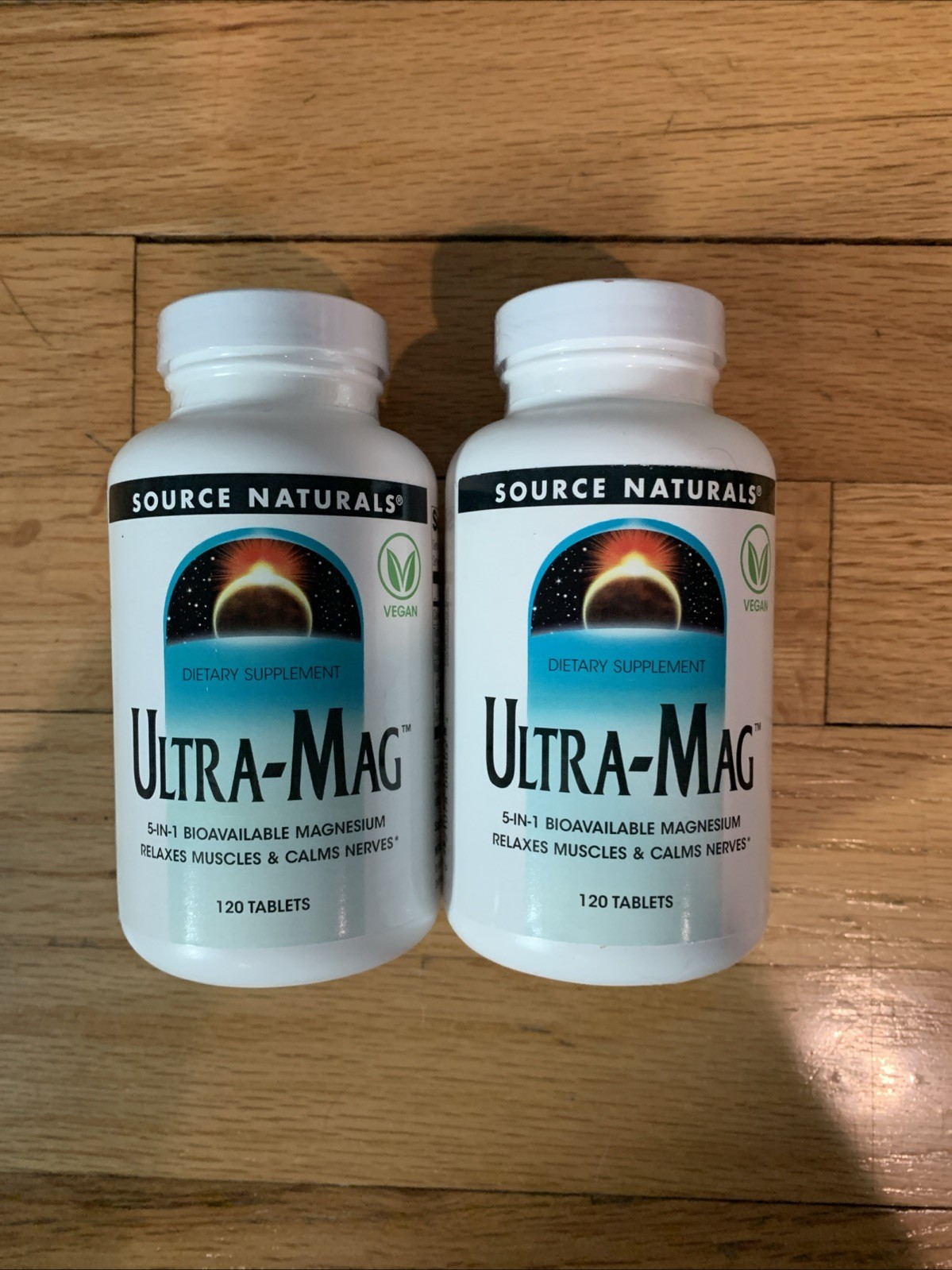 SOURCE NATURALS Ultra-Mag 240 Tabs (2 Bottles) Exp 7/29