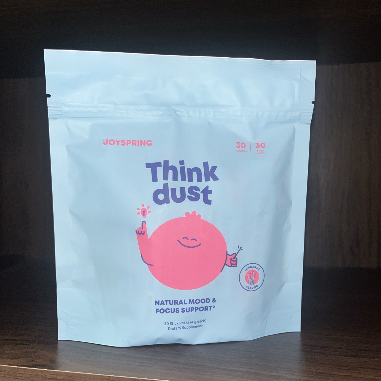Joy spring Think Dust Natural Mood & Focus Support 30 Sticks Free Shipping