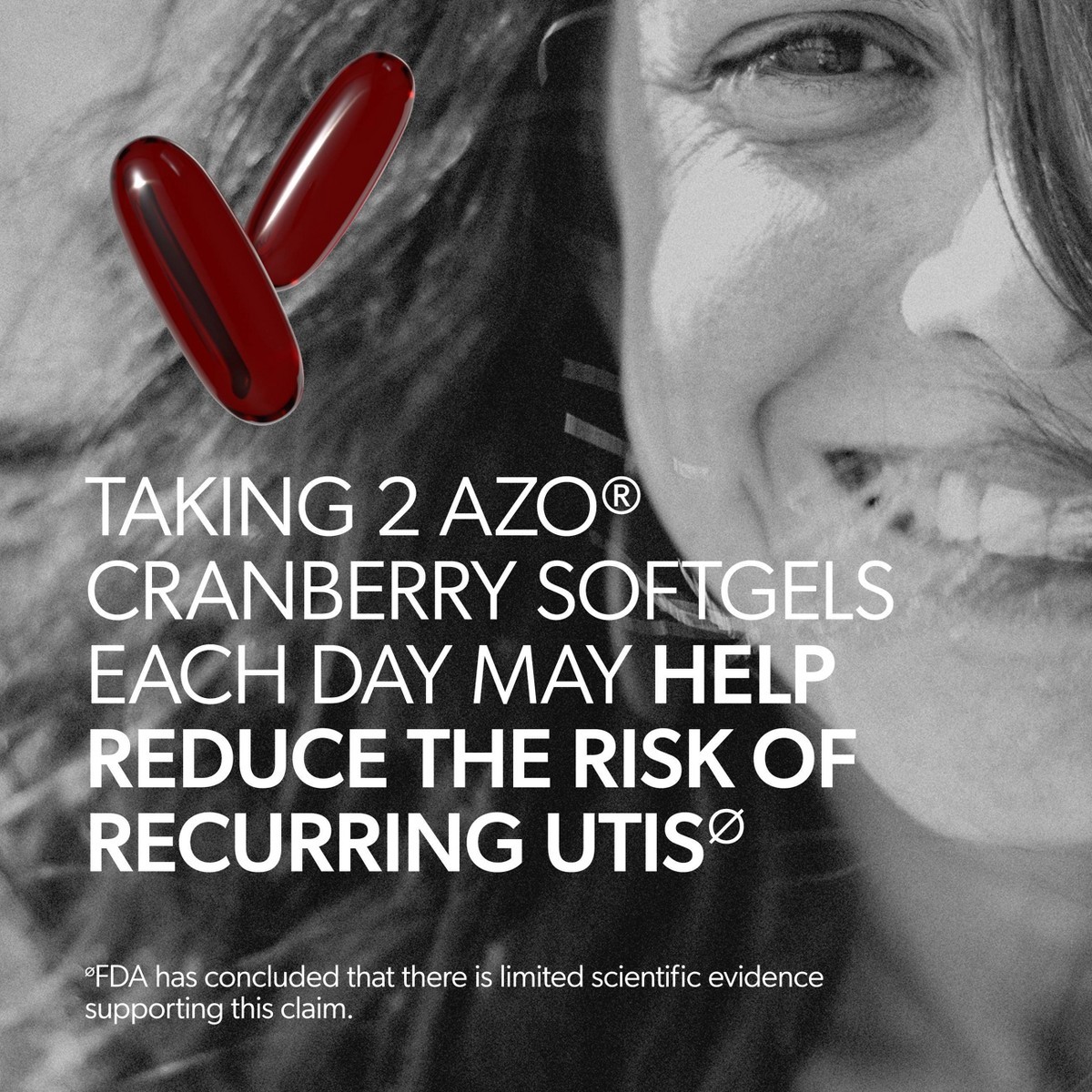 AZO Cleanse + Protect Cranberry Softgels for Urinary Tract Health – 120ct