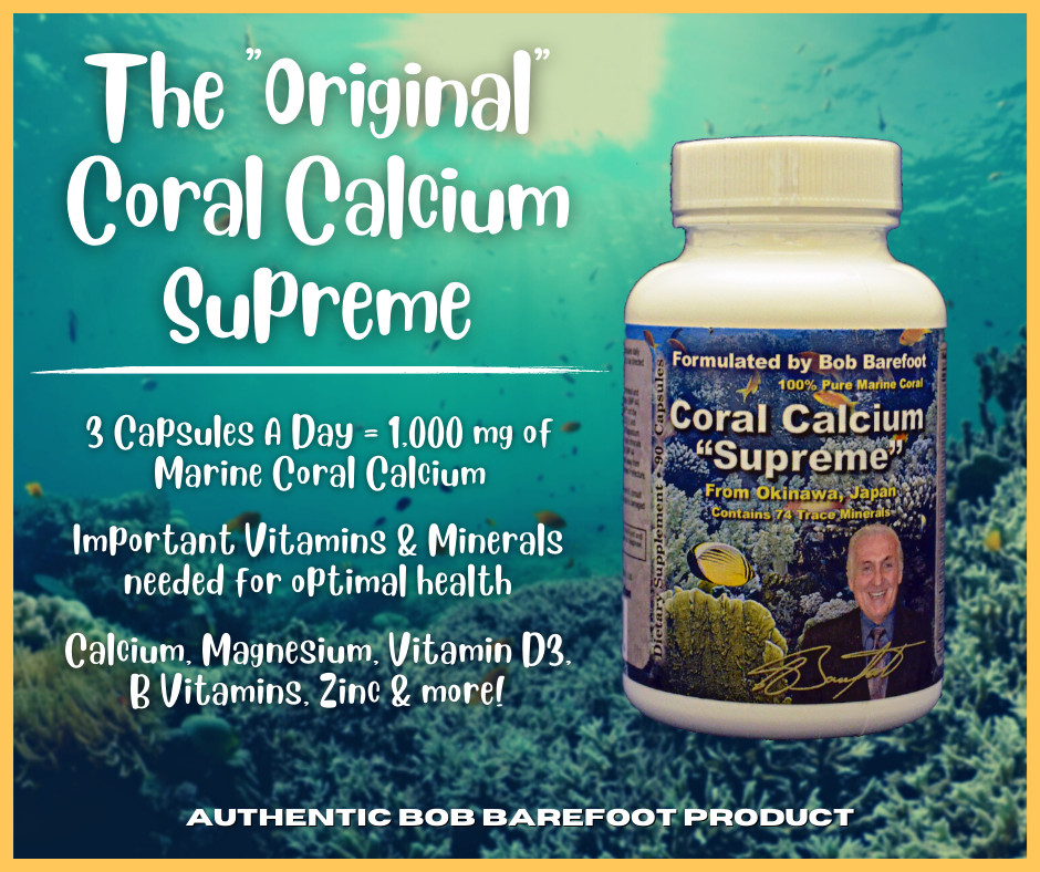 Coral Calcium Supreme 6 – 90ct Bottles by Robert Barefoot