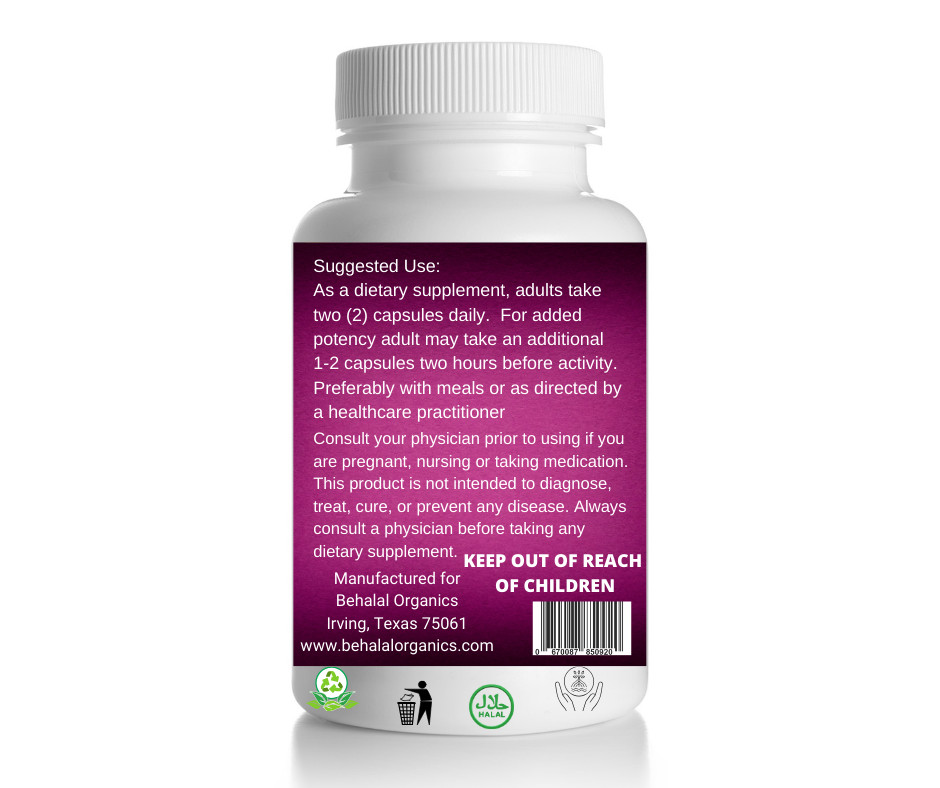 Pumpkin 500mg Vegan Capsules 100 Count
