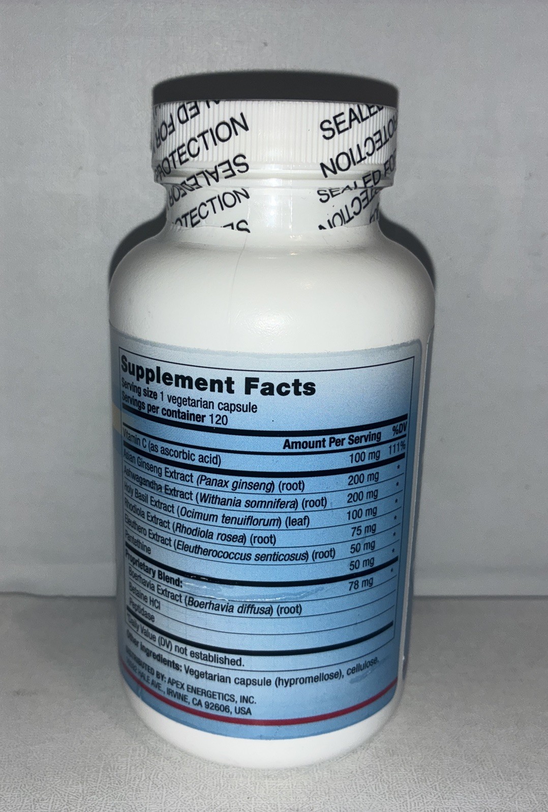 Apex Energetics ADAPTOCRINE (K-2) – 90 Capsules Herbal Supplement Exp 05/2027