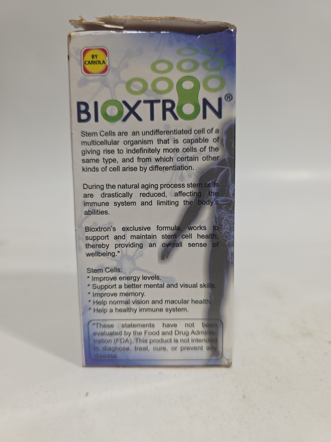 BIOXTRON STEM CELL PROMOTION HEALTH ENHANCER 60 CAPS |EXP 10/26|
