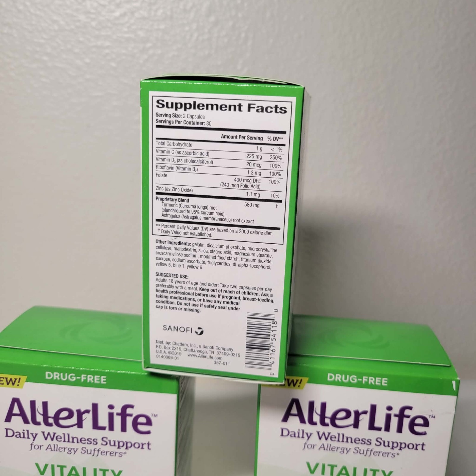 AllerLife Vitality Daily Dietary Supplements for Everyday Health (3 Pack)