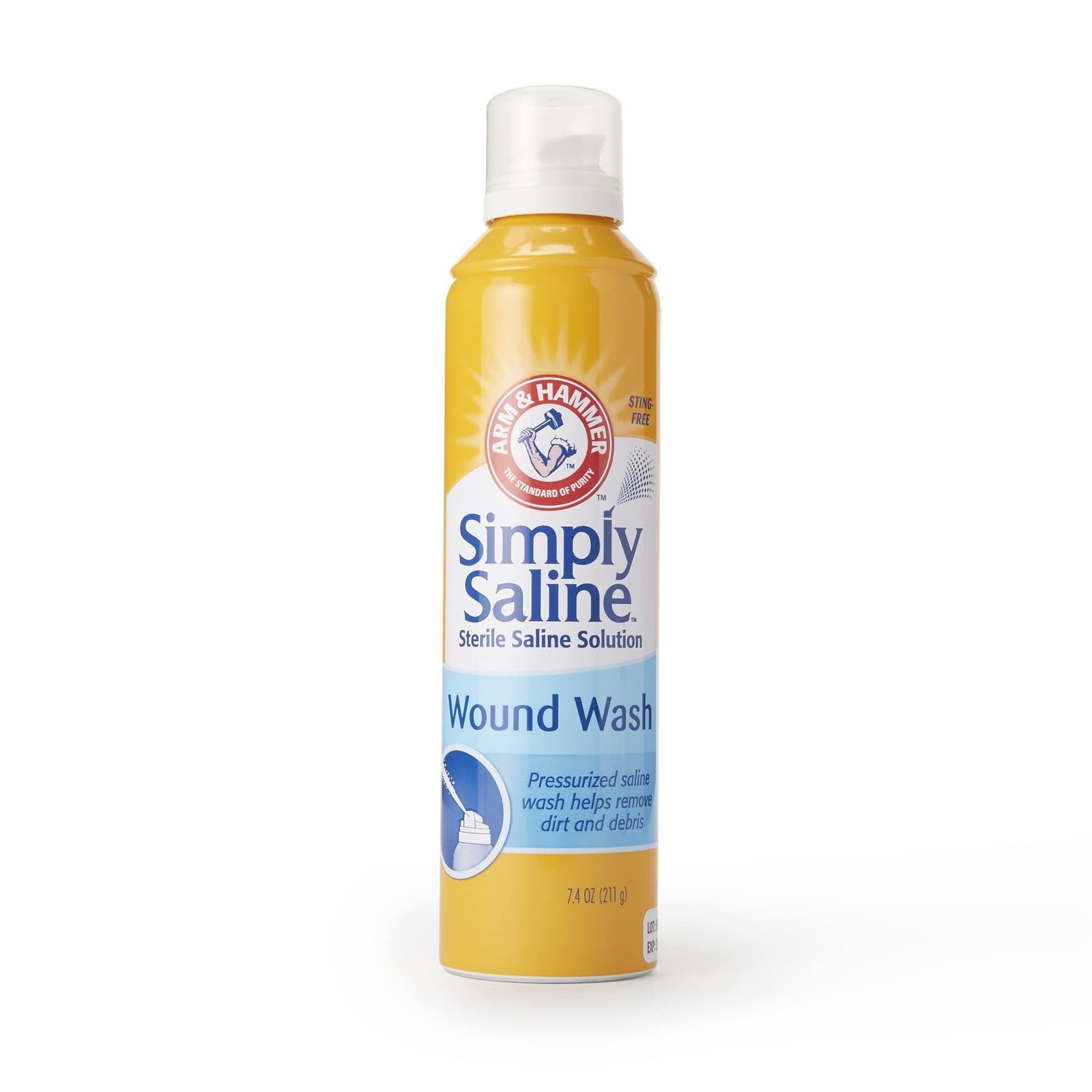 Simply Saline Wound Wash, 7.4 Oz 7.1 Fl Oz (Pack of 1)