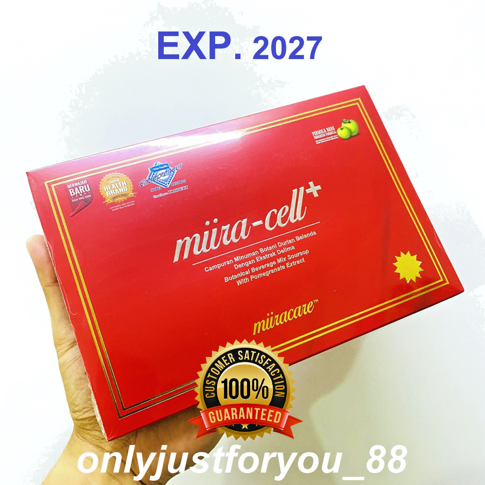 Miira-Cell+ Plus Revoobit International 24 Sachet Stemcell Per Box Free Shipping