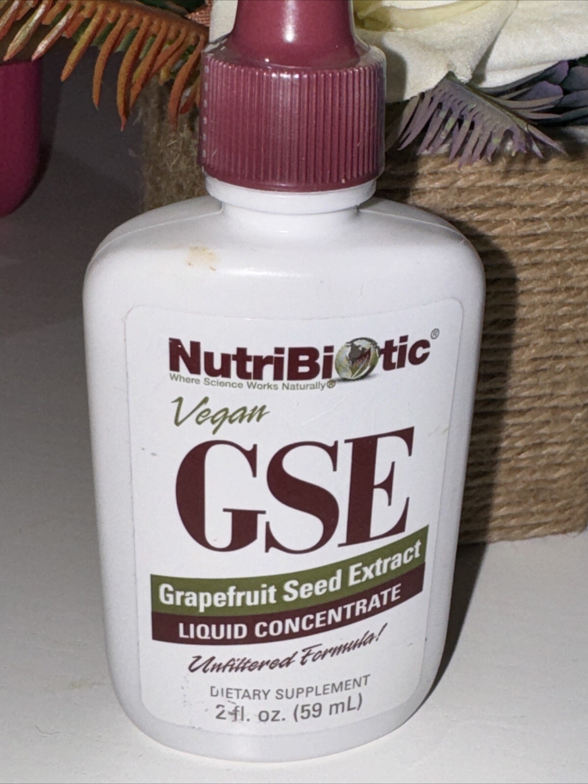 NutriBiotic, GSE, Grapefruit Seed Extract, Liquid Concentrate, 2fl.(59ml) New
