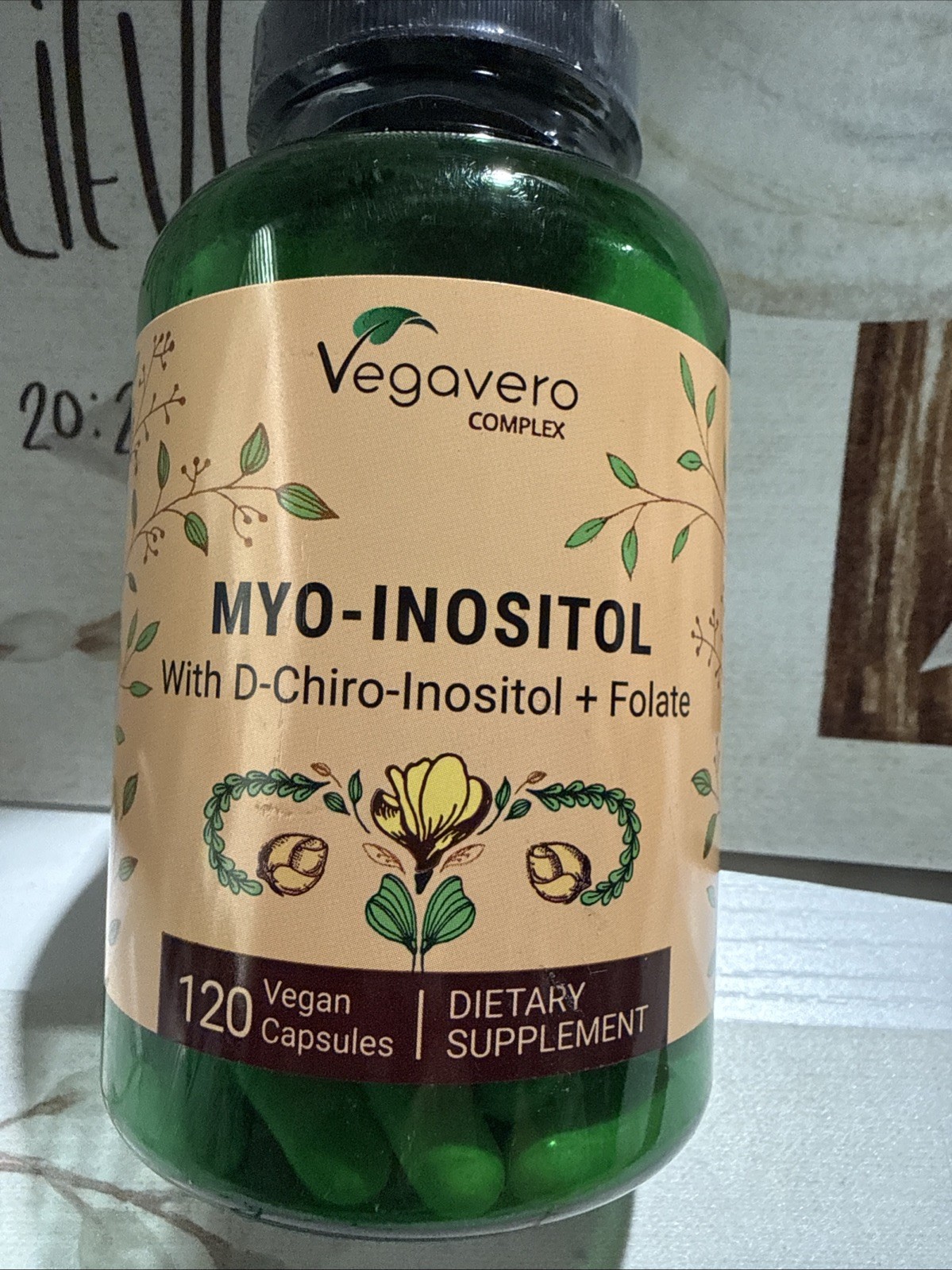 Vegavero Complex Myo-Inositol & D-Chiro Inositol + Folate 120 Caps Exp 05/27