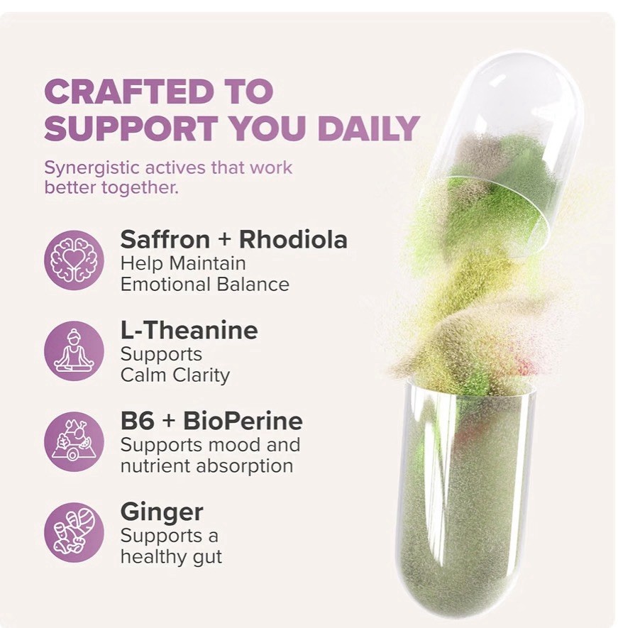Saffron Supplements for Men & Women – Mood, Energy & Vision Support 30 Capsule