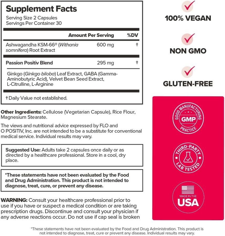 URO Vaginal Moisture & Mood Supplement – Enhances Comfort & Relaxation (60 Caps)