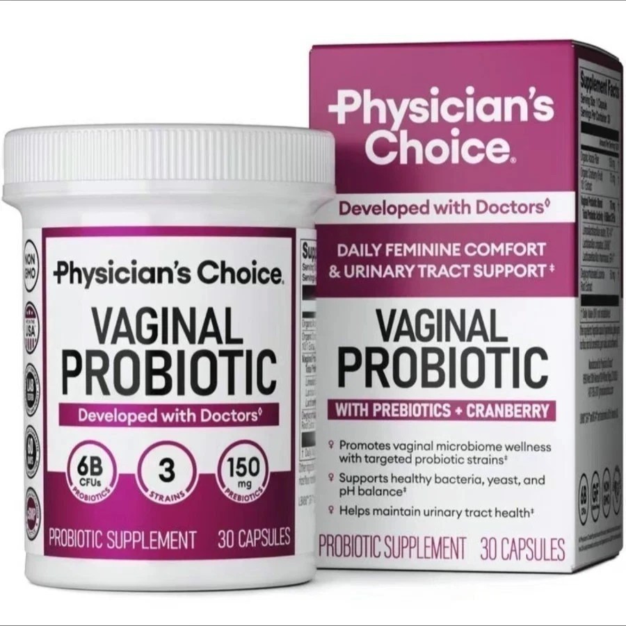 Physician’s Choice Feminine Probiotic Supplement Supports Healthy Vaginal New