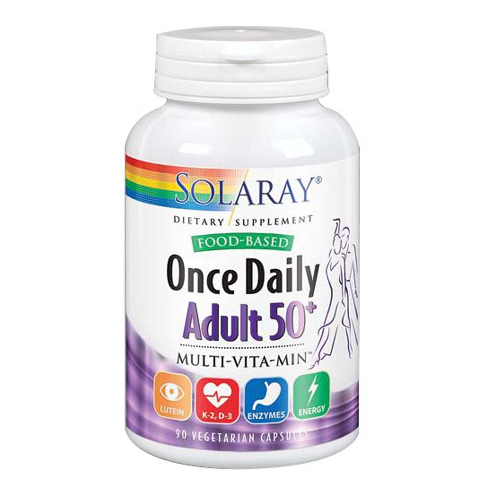 Once Daily Adult 50+ 90 Caps by Solaray