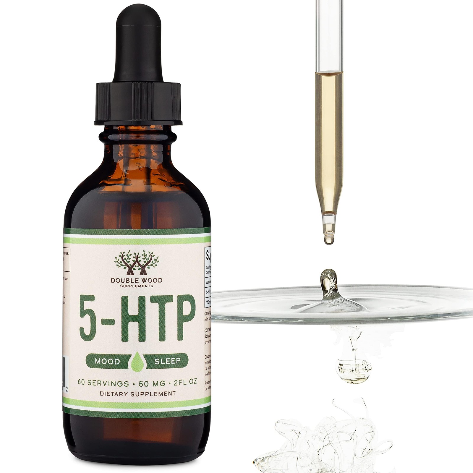 5HTP Liquid Drops – More Absorbable and Effective 2 Fl Oz (Pack of 1), Red