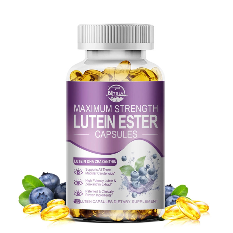 Lutein Ester DHA Zeaxanthin 120 Capsules Eye Wellness Supplement