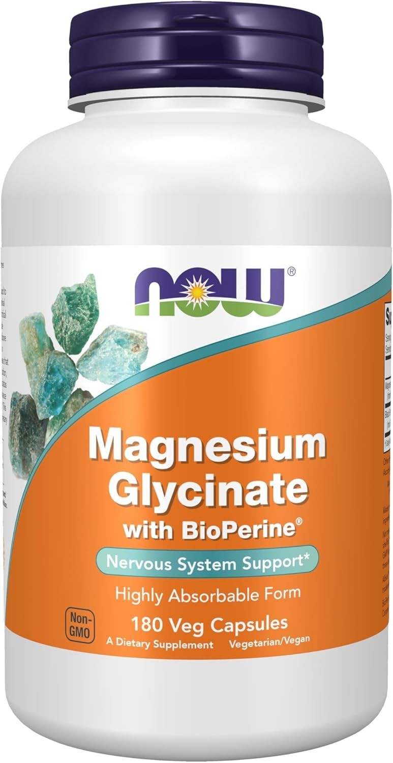 Magnesium Glycinate, 180 Tablets (100 mg per Tablet)