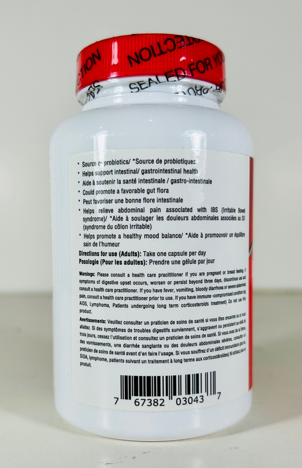 SANUTRA Wellness LACTOSPORE, Bacillus Coagulans MTCC 5856 Probiotic, 90 Capsules