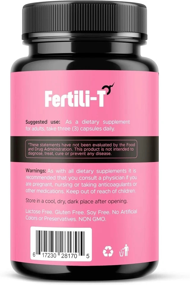 Fertili-t Female (90 Caps) Natural Fertility Support, Hormonal Balance & Pren…