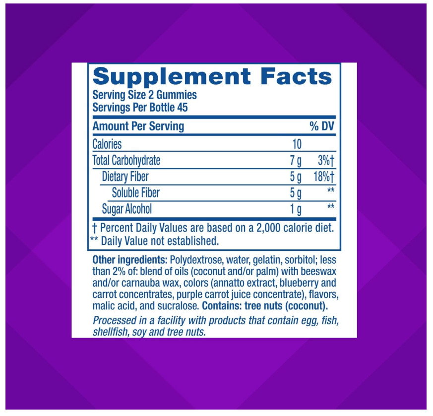 Fiber Well Gummy Vitamins, 90 Count (Packaging May Vary)