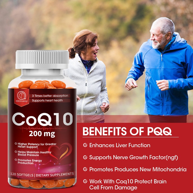 Coenzyme CQ10 300mg Heart Health Support, Increase Energy,120 Capsules