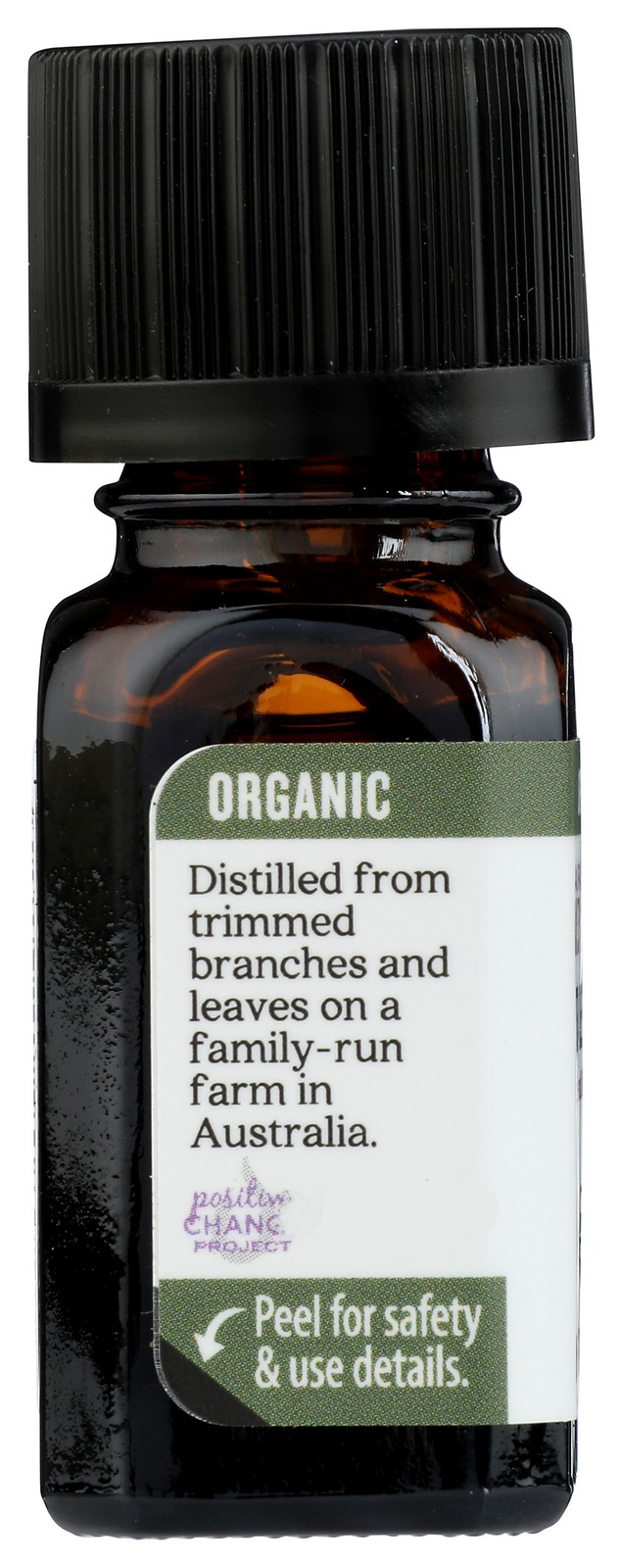 Aura Cacia Pure Tea Tree Essential Oil Organic 0.25 Oz 7.4 Ml 1 Pack