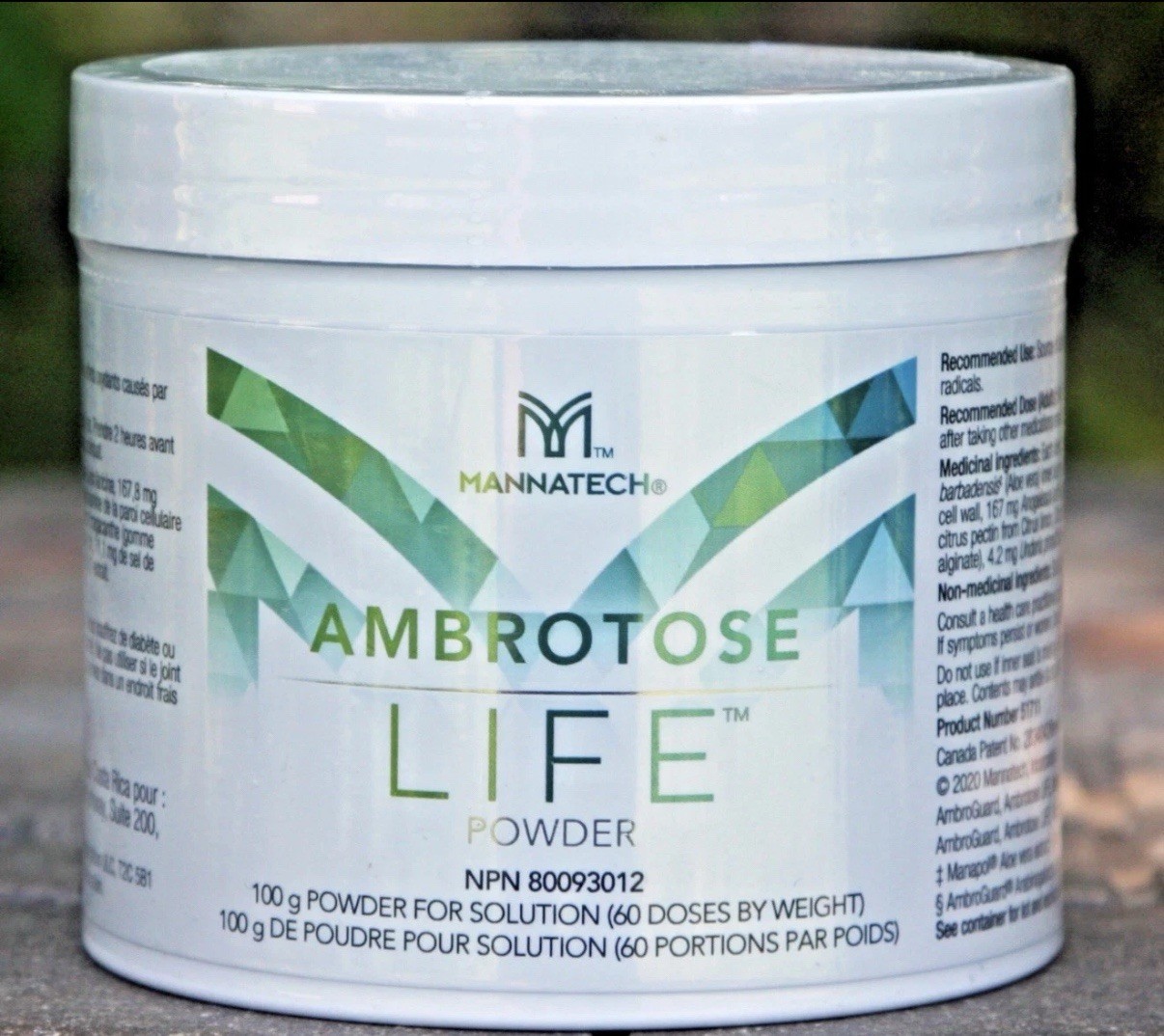 Mannatech Ambrotose LIFE 100G New & Sealed EXP 2/27