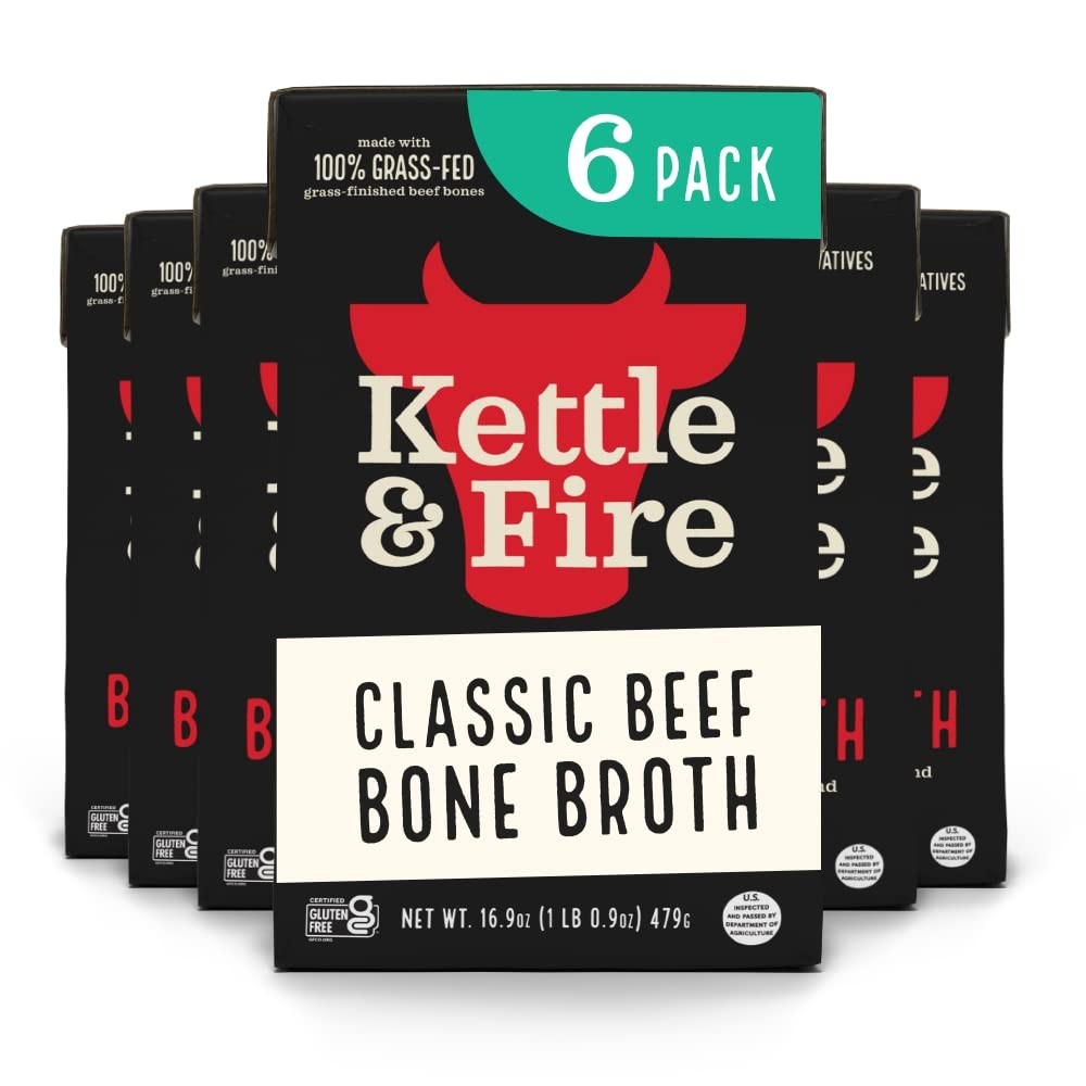 Kettle and Fire Classic Beef Bone Broth, Keto, Paleo, and Whole 30 Approved, …