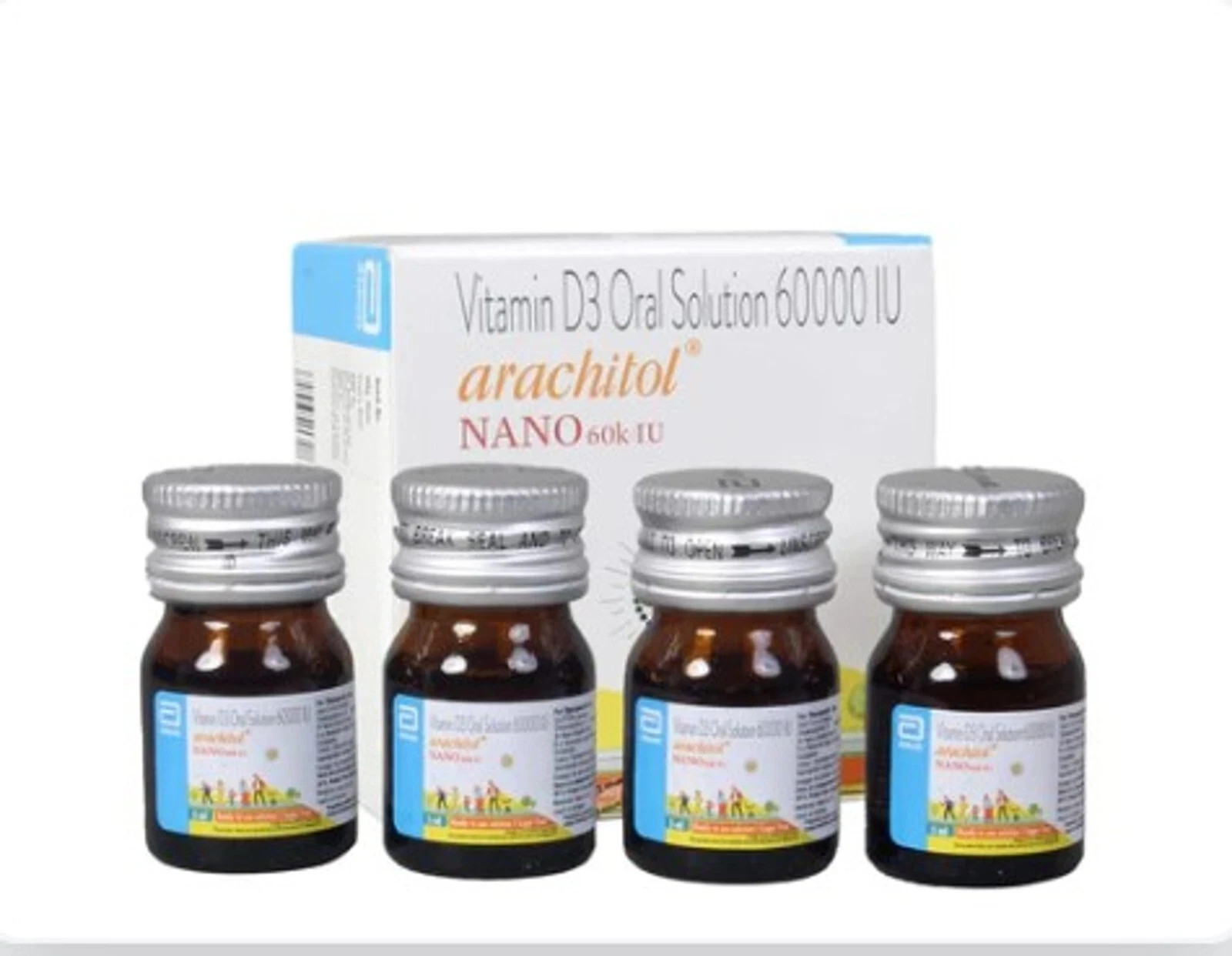 Abbott Arachitol Nano Bottle Oral Solution (5ml each) treating Osteoporosis
