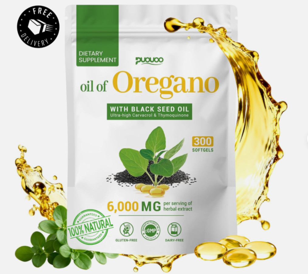 Resilia Oil Of Oregano With Black Seed Oil 6,000MG 300 Softgels (Fast Delivery)