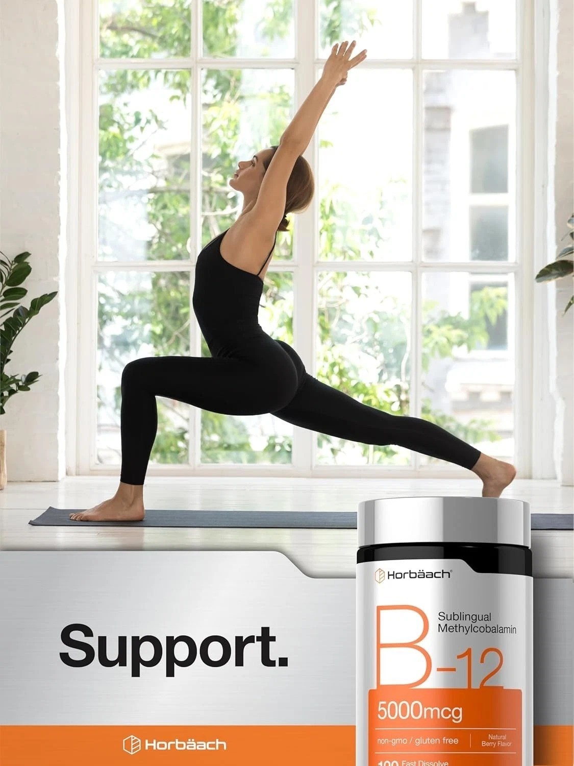 B12 Sublingual Methylcobalamin | 5000mcg | 120 Dissolvable Tablets | Free Ship..