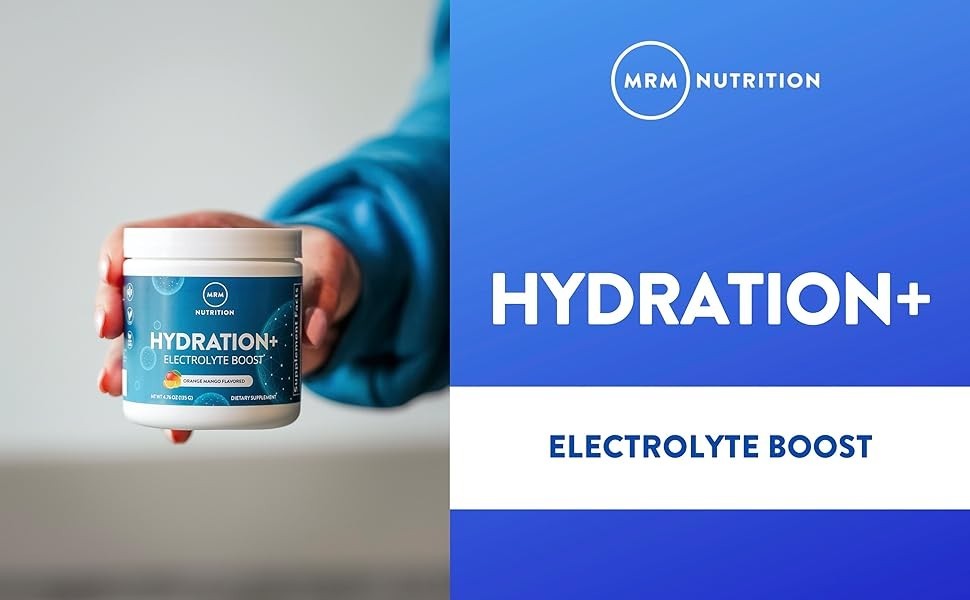 MRM Nutrition Hydration + Blueberry Açai Flavored Electrolyte Boost Cellular