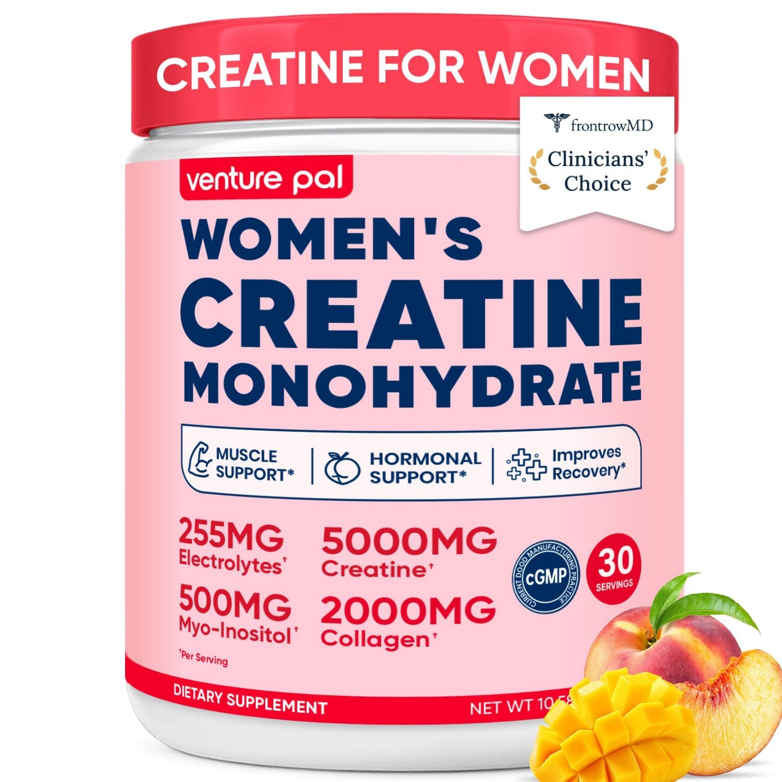 18-in-1 Creatine Powder for Women – Collagen, Electrolytes, Vitamins, Sugar-Free