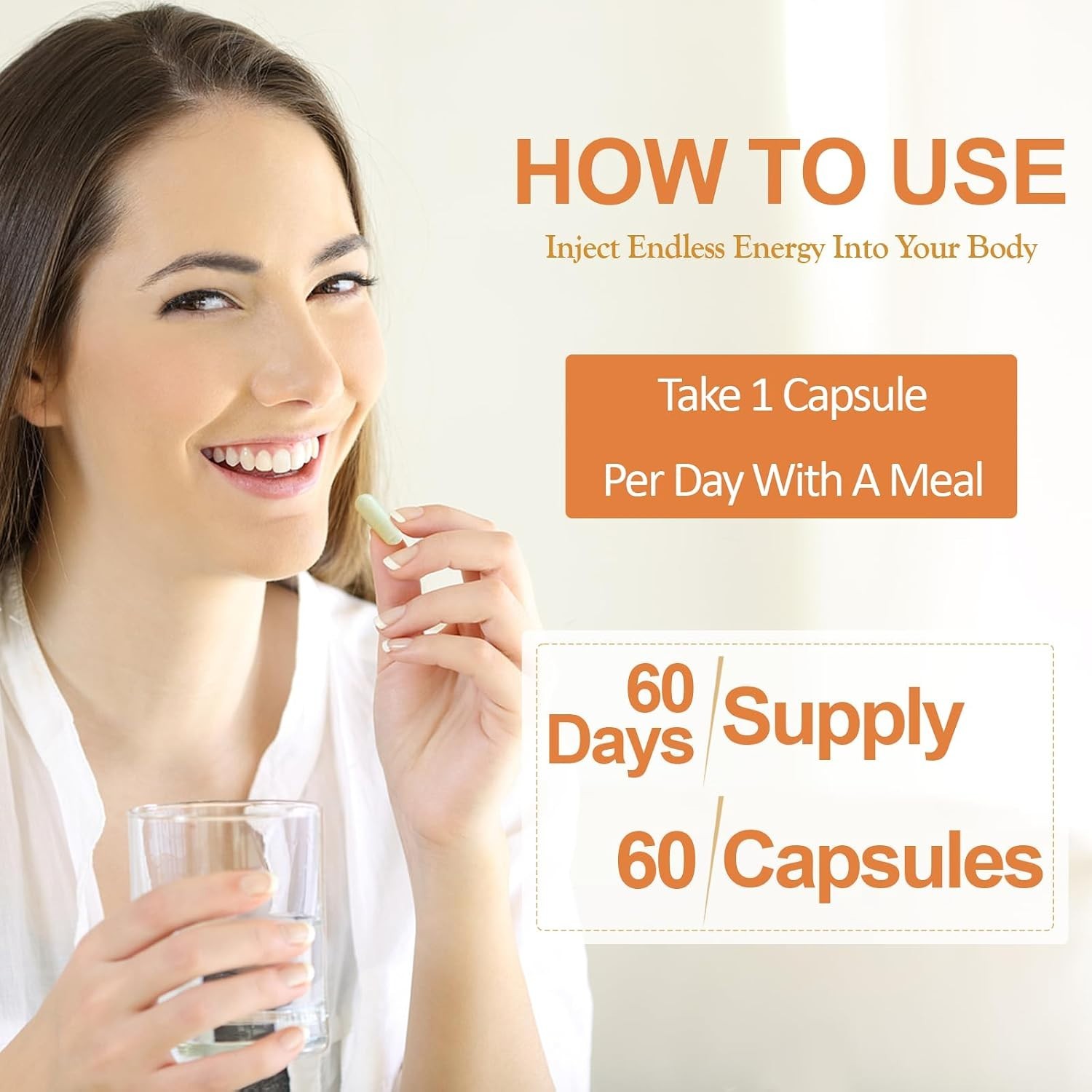 Easy Daily Energy & Nerve Support: 600mg Alpha-Lipoic Acid Capsules, 60 Count