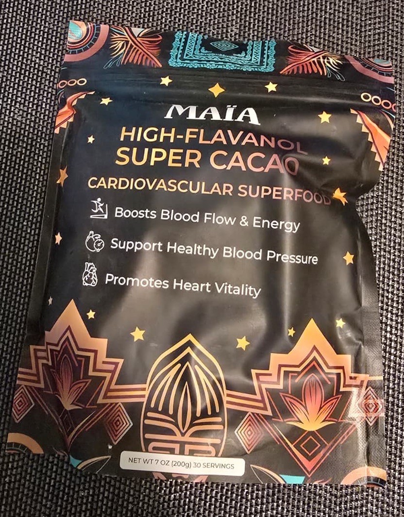 MAIA High Flavanol Super Cacao ! Cardiovascular Superfood! 7oz (200g)