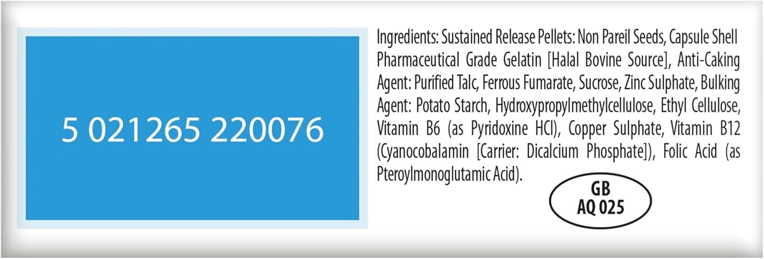 VITABIOTICS Feroglobin Vitamin and Mineral Gentle Iron 30 Capsules Exp 11. 2027