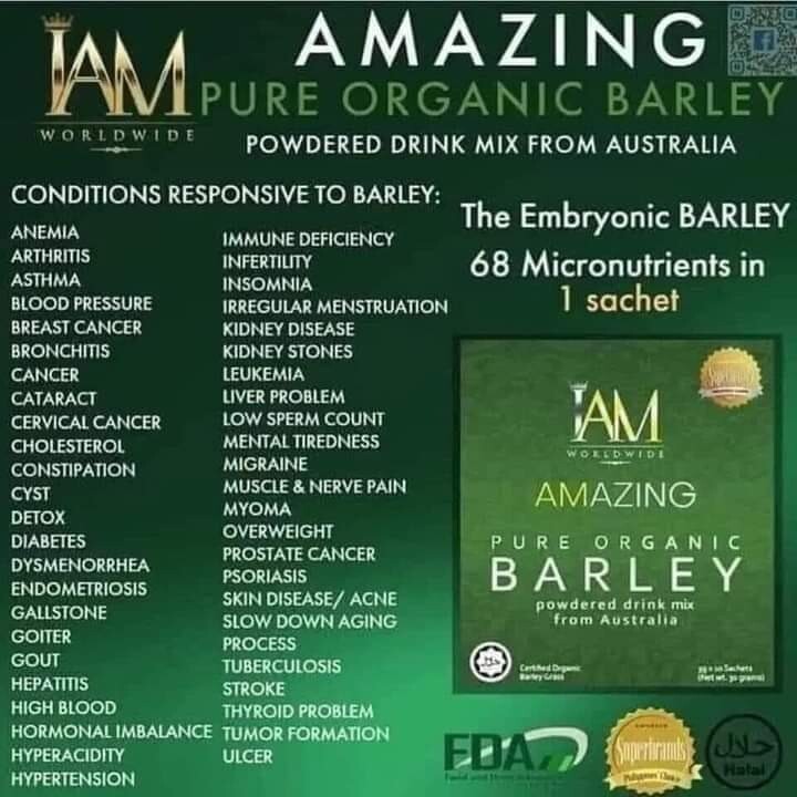 Pure Organic Barley from Australia