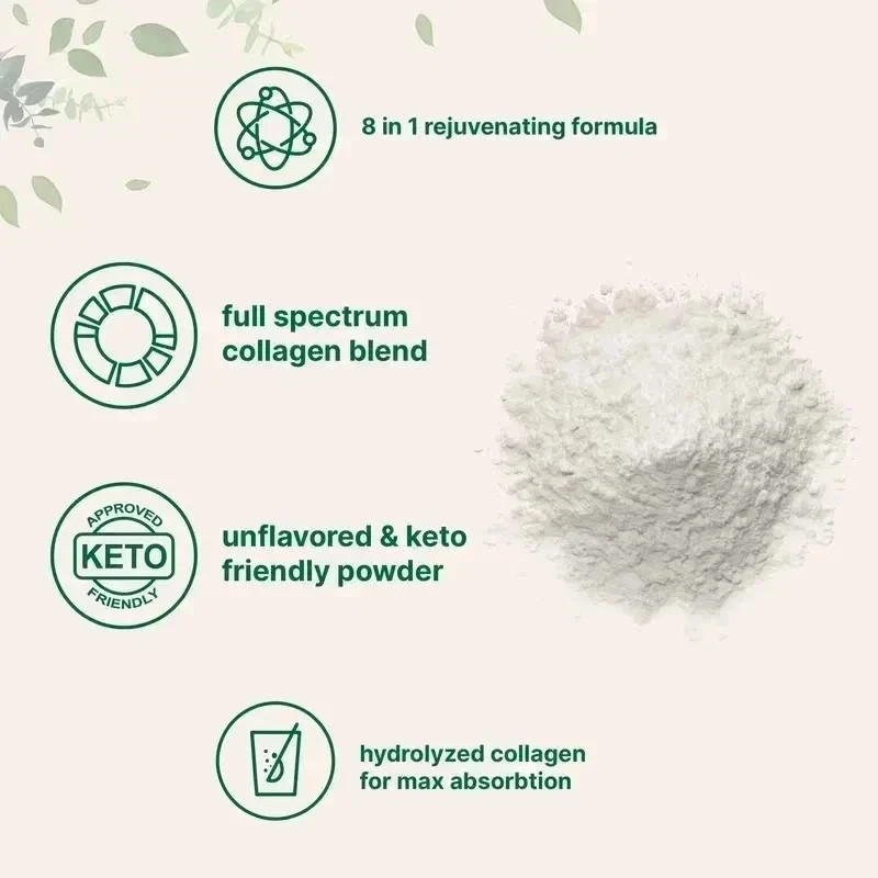 NEW Multi Collagen Peptides Powder Hydrolyzed Protein Peptide Type I,II,III,V,X