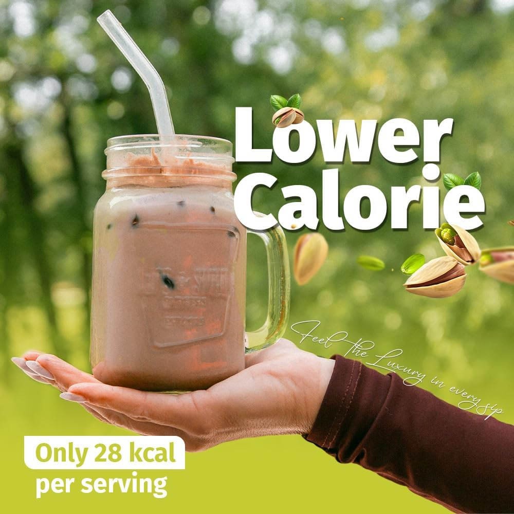 Nature’s Finest Dubai Latte Mix Vegan Chocolate Pistachio 6x125g Powder