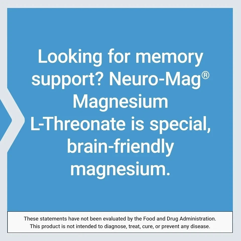 Life Extension Neuro-Mag,Magnesium L-Threonate, 90 Vegetarian Capsules Premium
