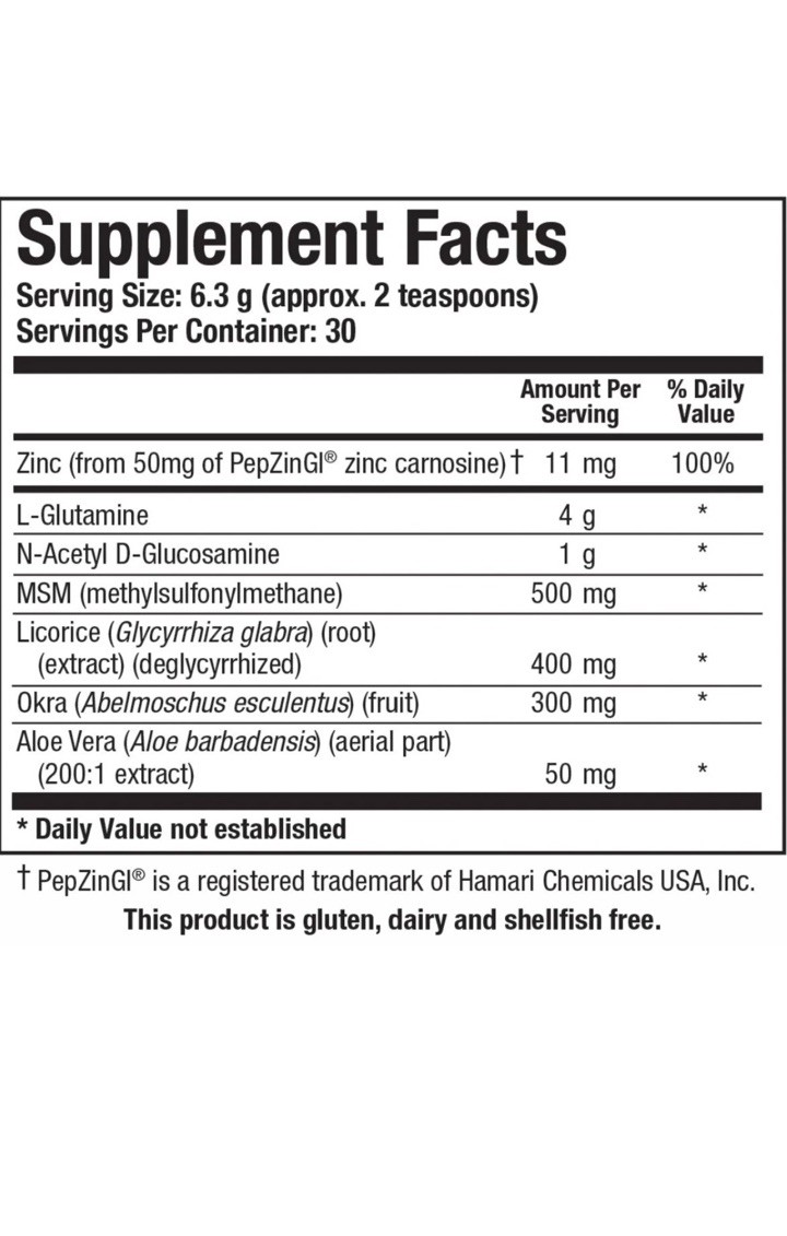 Biotics Research GI Resolve™ Advanced L-Glutamine Powder Formula 6.7 Oz. Sealed
