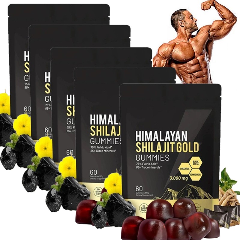 Shilajit 300 Gummies, Shilajit Micronutrient Supplement, Himalayan Premium New